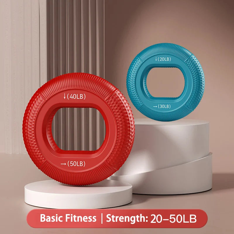 Silicone finger gripper ring with dual resistance for hand and wrist training - product image