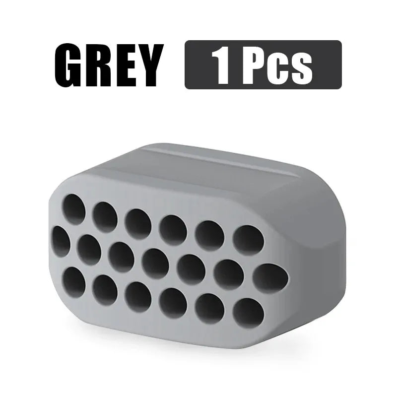 Silicone jaw exerciser for facial toning and jawline fitness with safe material - product image