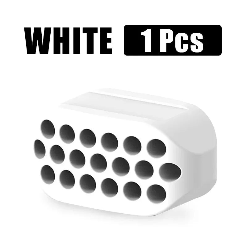 Silicone jaw exerciser for facial toning and jawline fitness with safe material - product image