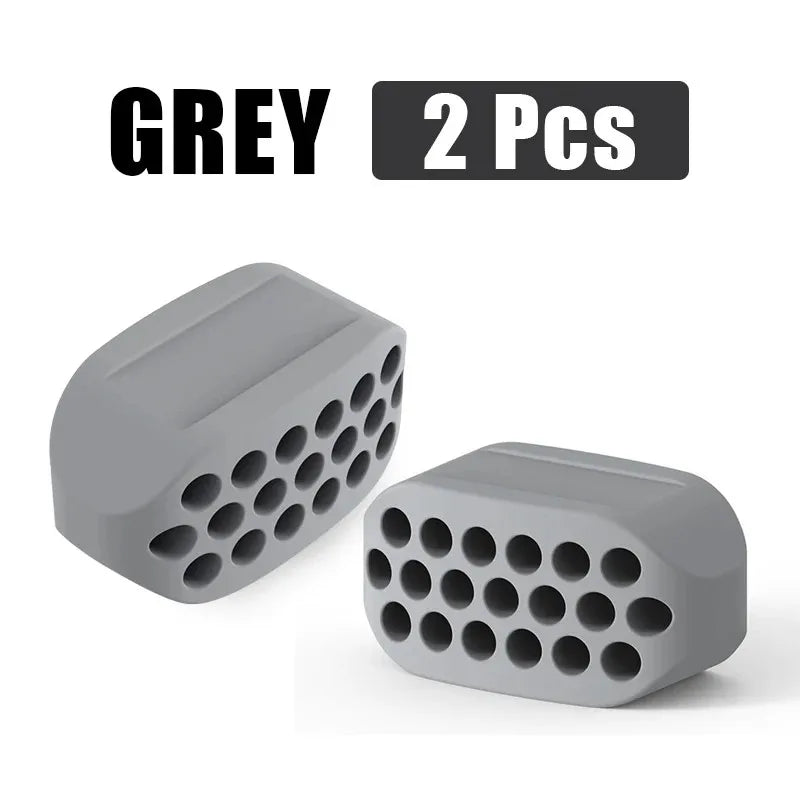 Silicone jaw exerciser for facial toning and jawline fitness with safe material - product image