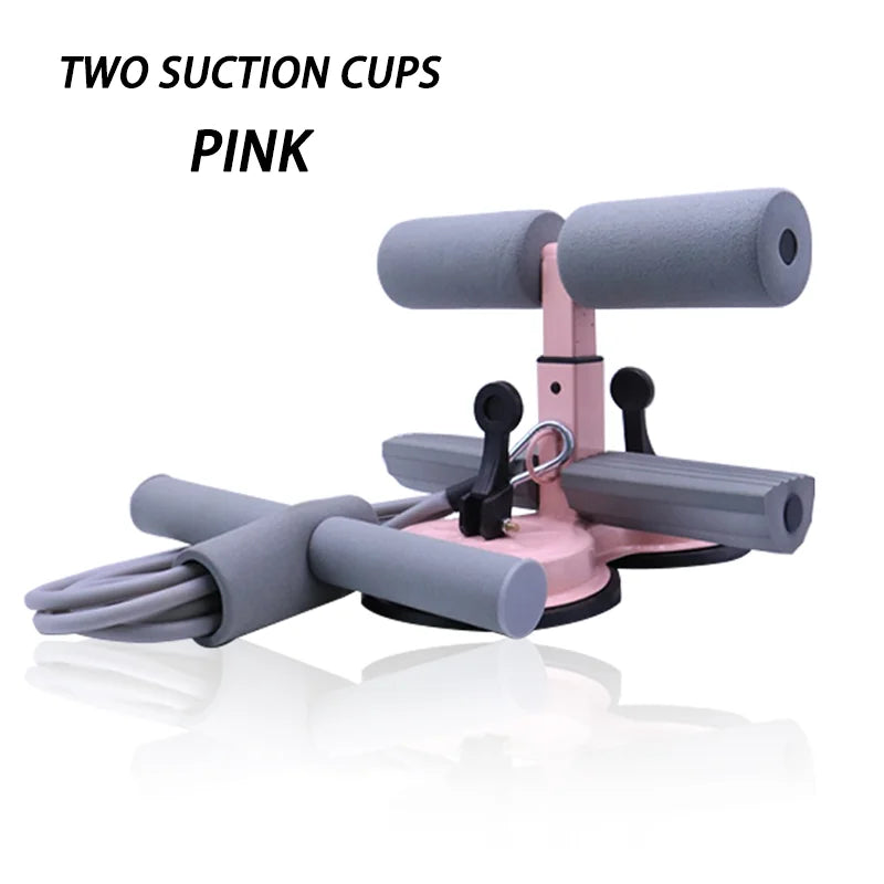 Sit up bar with adjustable height and suction cup base for multi muscle training - product image