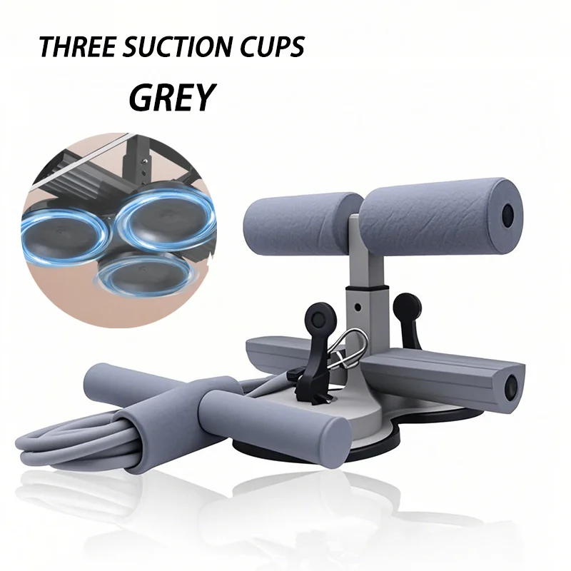 Sit up bar with adjustable height and suction cup base for multi muscle training - product image