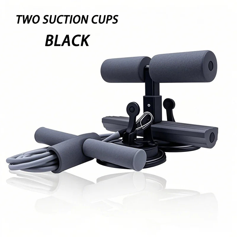 Sit up bar with adjustable height and suction cup base for multi muscle training - product image