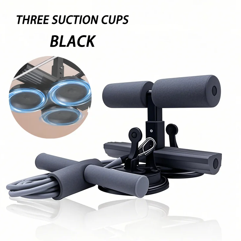 Sit up bar with adjustable height and suction cup base for multi muscle training - product image
