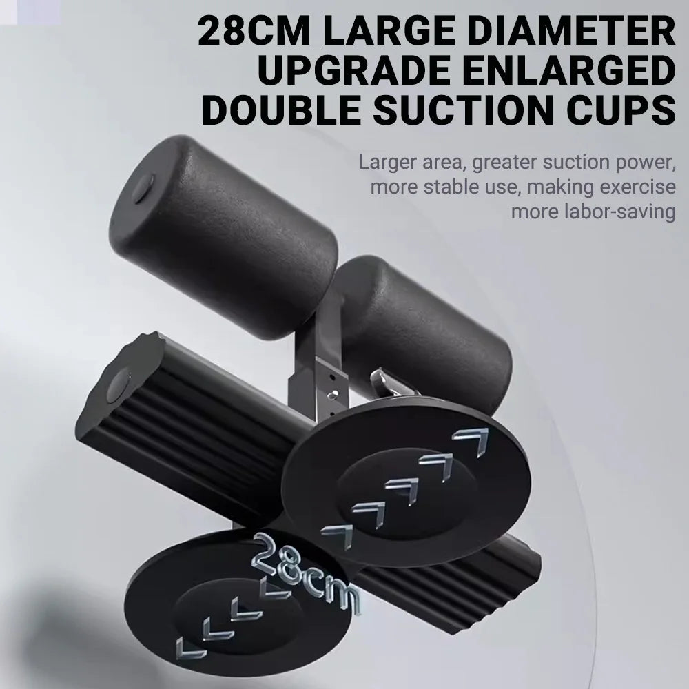Sit up bar with adjustable height and suction cup base for multi muscle training - product image