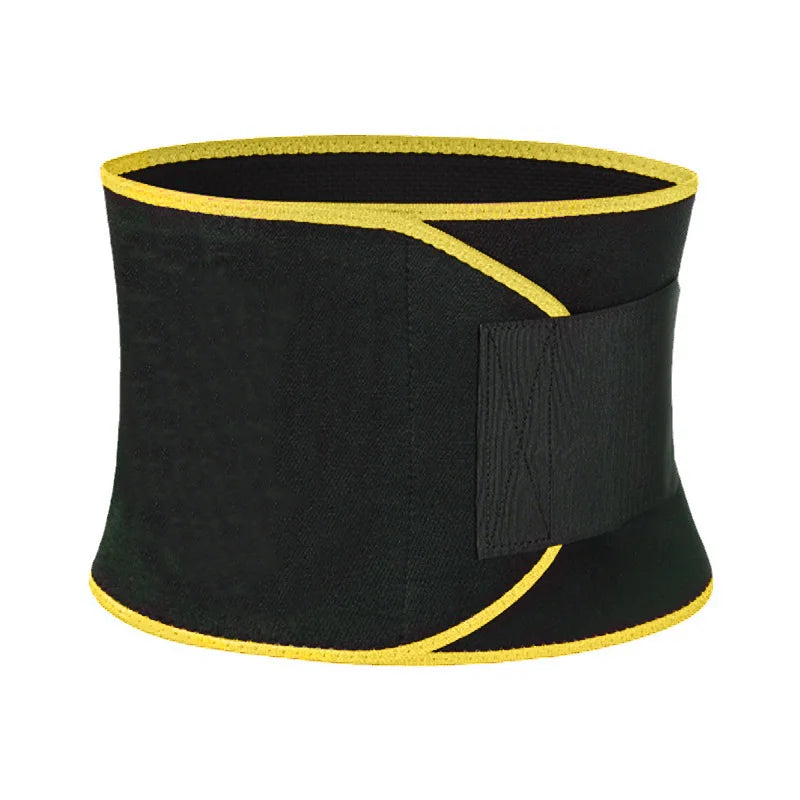 Sweat burst waist support belt with adjustable velcro straps for workout - product image