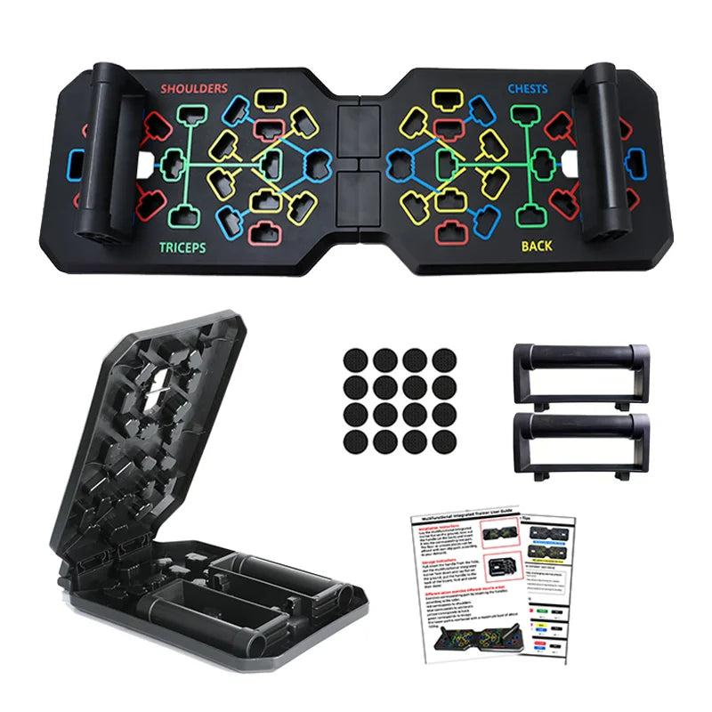 T-shaped multifunctional push up fitness board with adjustable positions - product image