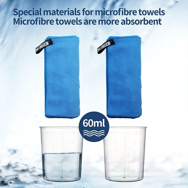 Thickened microfiber quick-drying travel sports towel for gym and swimming - product image