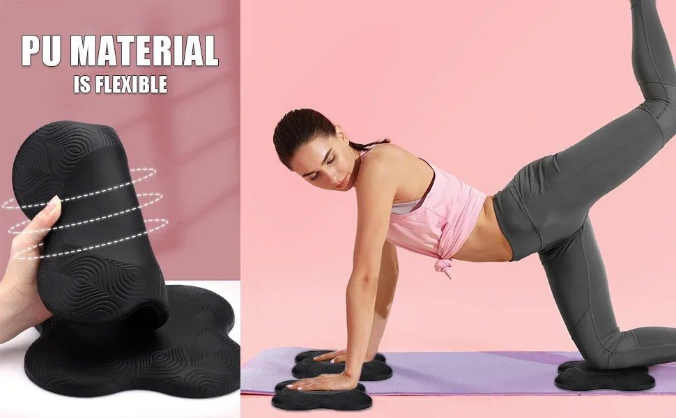 Thickened tpe yoga kneeling mat with anti-slip surface for elbow and knee protection - product image