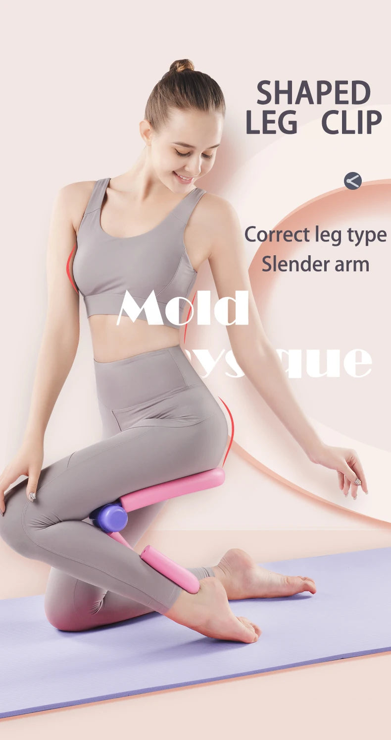 Thigh master toner with sweat-absorbent foam handles for full body workout - product image