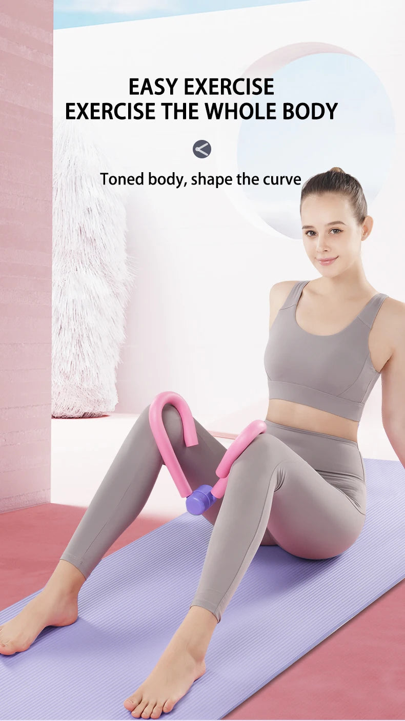 Thigh master toner with sweat-absorbent foam handles for full body workout - product image
