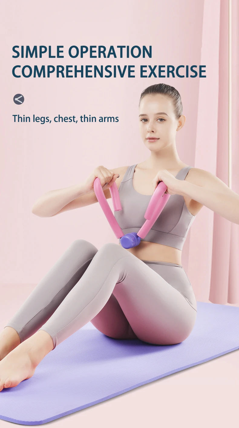 Thigh master toner with sweat-absorbent foam handles for full body workout - product image