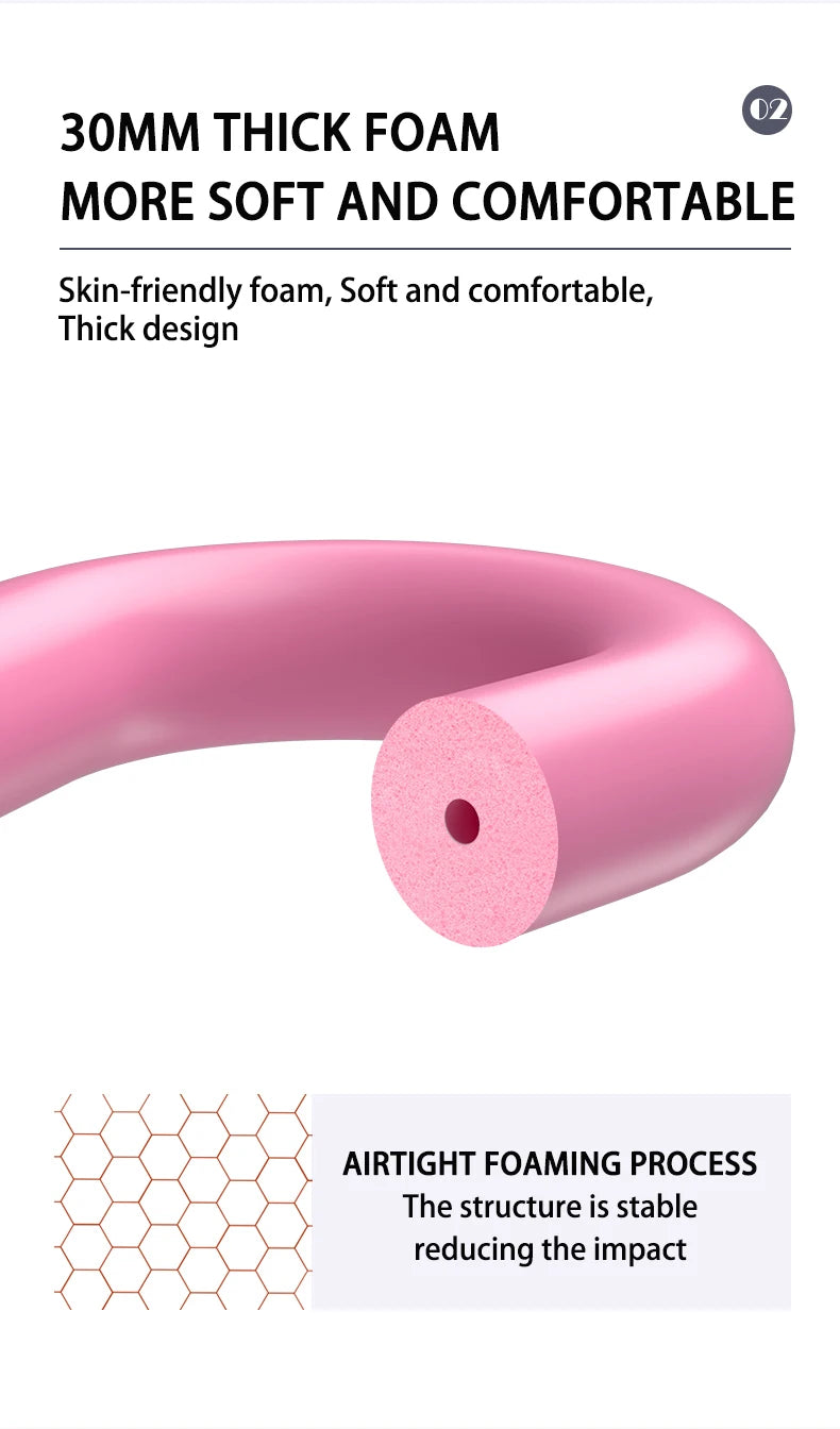 Thigh master toner with sweat-absorbent foam handles for full body workout - product image