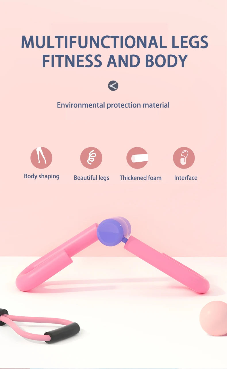 Thigh master toner with sweat-absorbent foam handles for full body workout - product image
