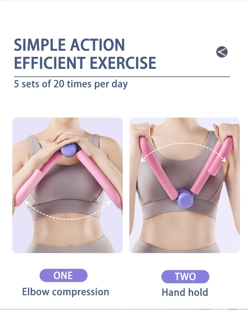 Thigh master toner with sweat-absorbent foam handles for full body workout - product image
