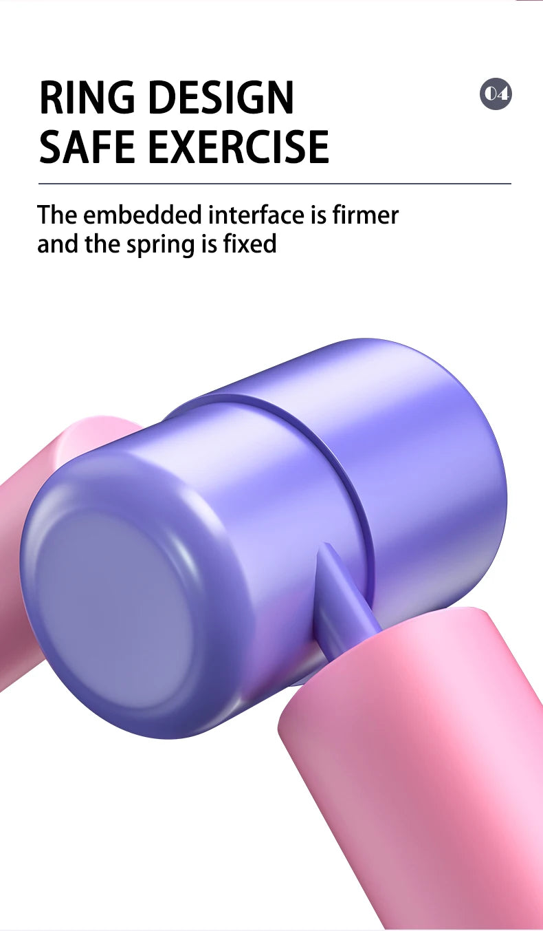 Thigh master toner with sweat-absorbent foam handles for full body workout - product image