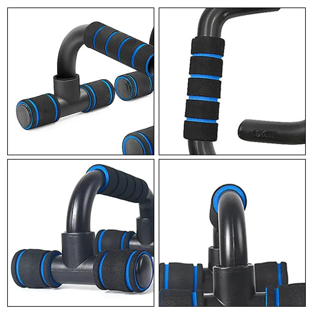 U-shaped push-up bar with foam grip and abs construction for muscle training - product image