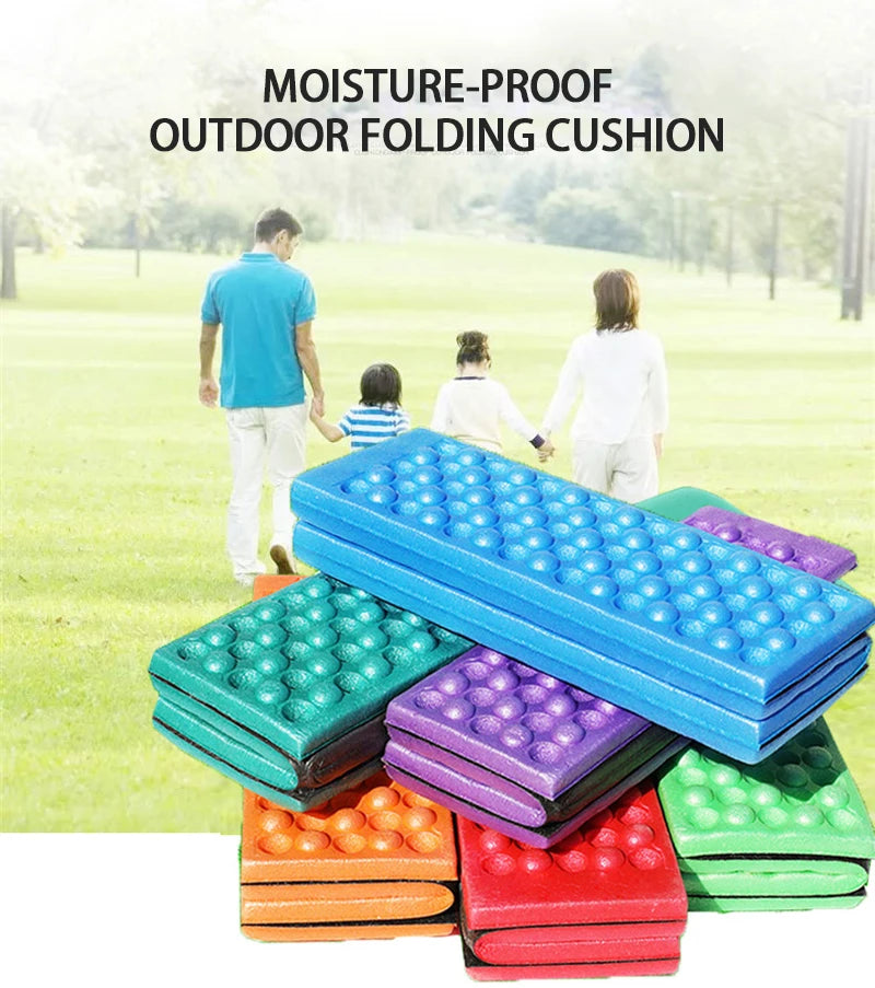 Waterproof foldable xpe camping mat cushion with egg trough design - product image