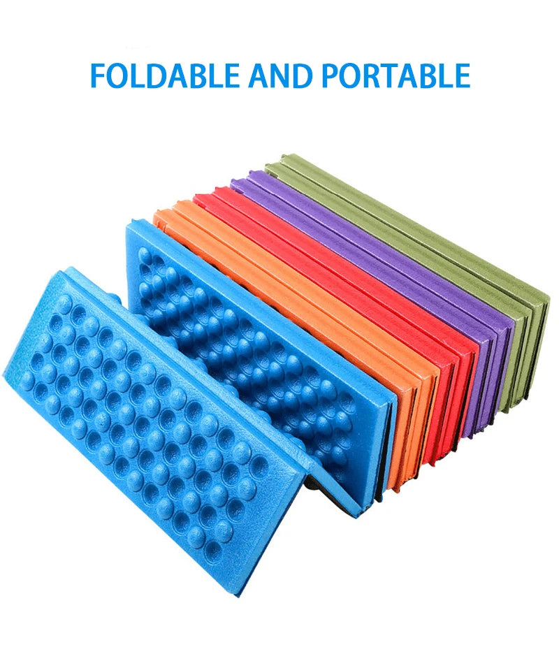 Waterproof foldable xpe camping mat cushion with egg trough design - product image