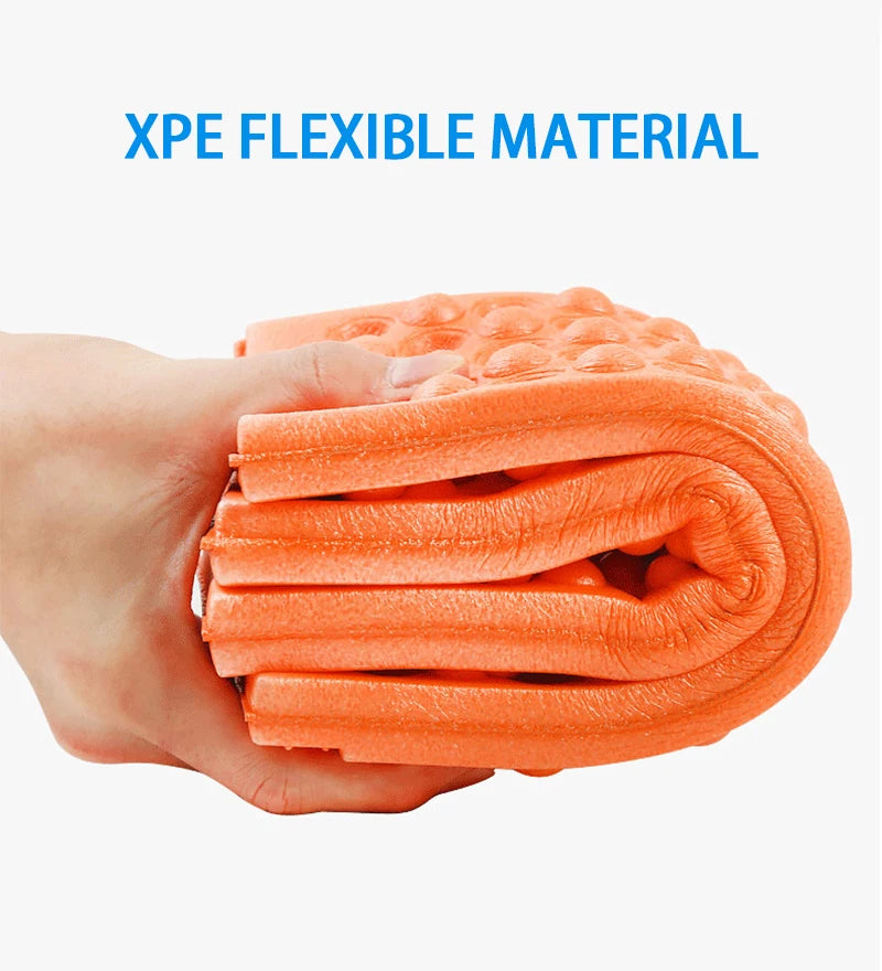 Waterproof foldable xpe camping mat cushion with egg trough design - product image