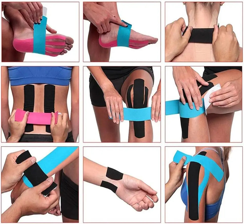 Waterproof kinesiology tape muscle support bandage for pain relief and recovery - product image