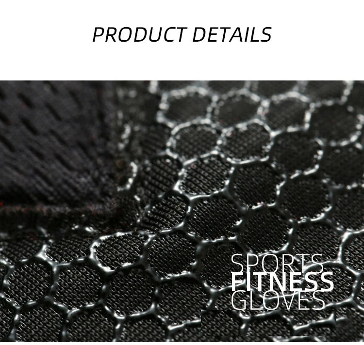 Weightlifting gloves with padded palm, silicone grip, adjustable wrist strap - product image
