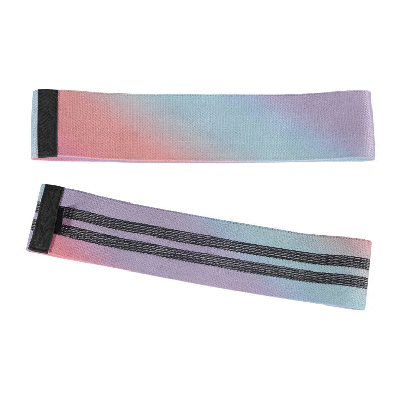 Widened thickened elastic resistance bands set for fitness and hip training - product image