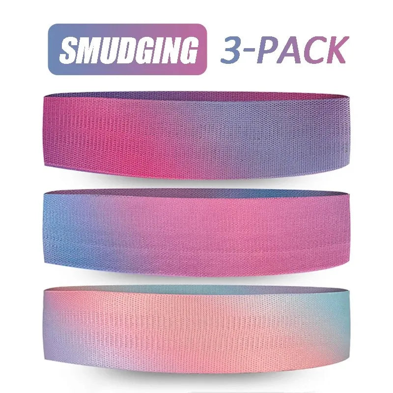 Widened thickened elastic resistance bands set for fitness and hip training - product image