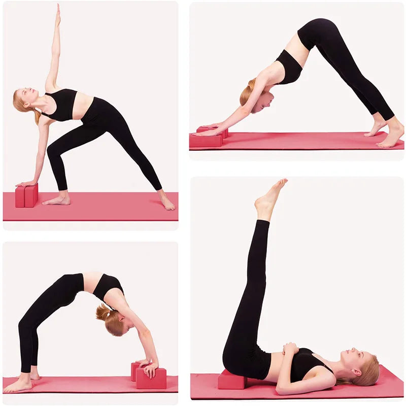 Yoga blocks set eva material for support and stability in exercise - product image