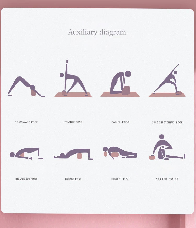 Yoga blocks set eva material for support and stability in exercise - product image
