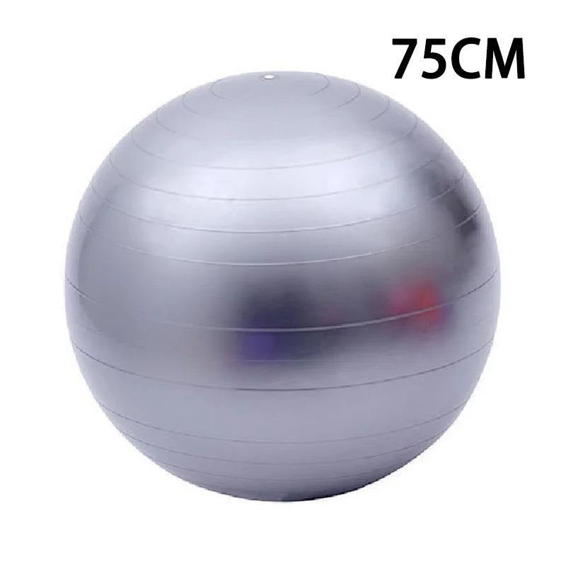 Yoga exercise stability ball with anti-burst coating and non-slip surface - product image