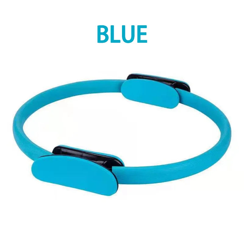 Yoga pilates ring with padded non-slip fiberglass frame for muscle training - product image