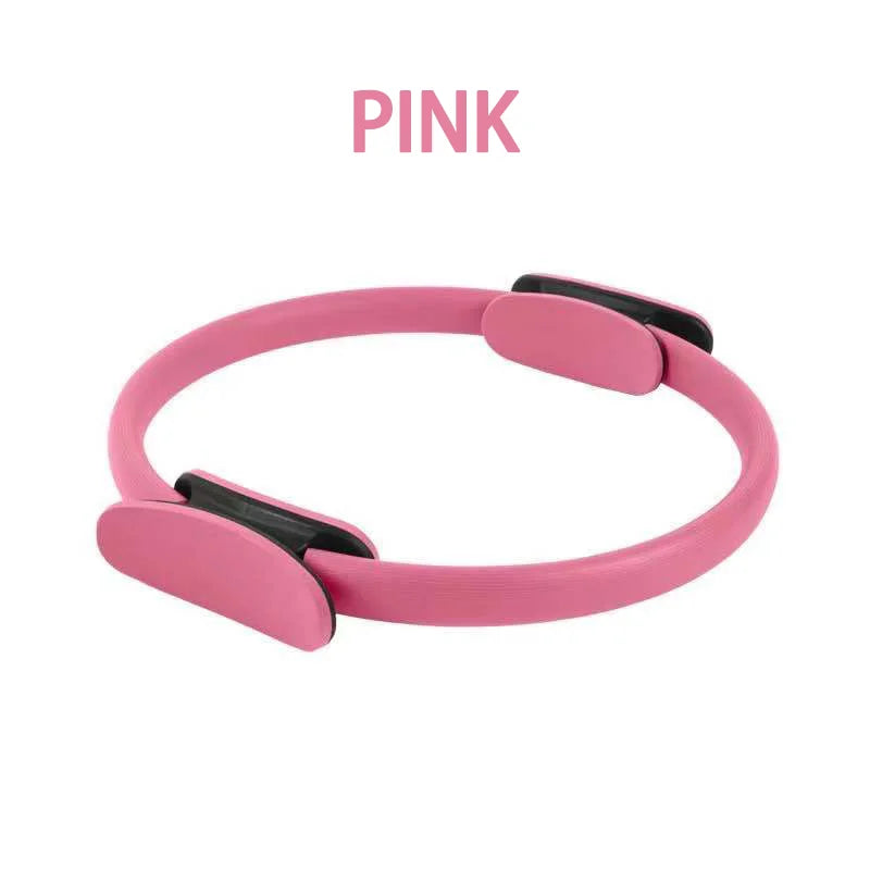 Yoga pilates ring with padded non-slip fiberglass frame for muscle training - product image