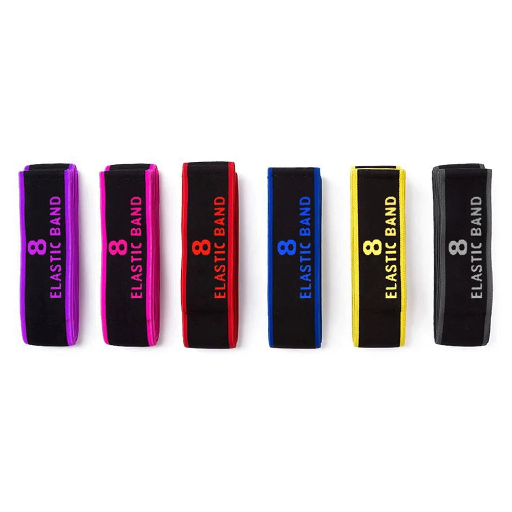 Yoga pull strap belt with 8 sections and elastic resistance for stretching - product image