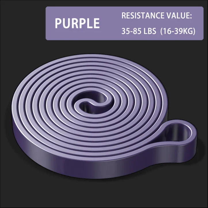 Yoga resistance band with multiple tension levels for strength training - product image