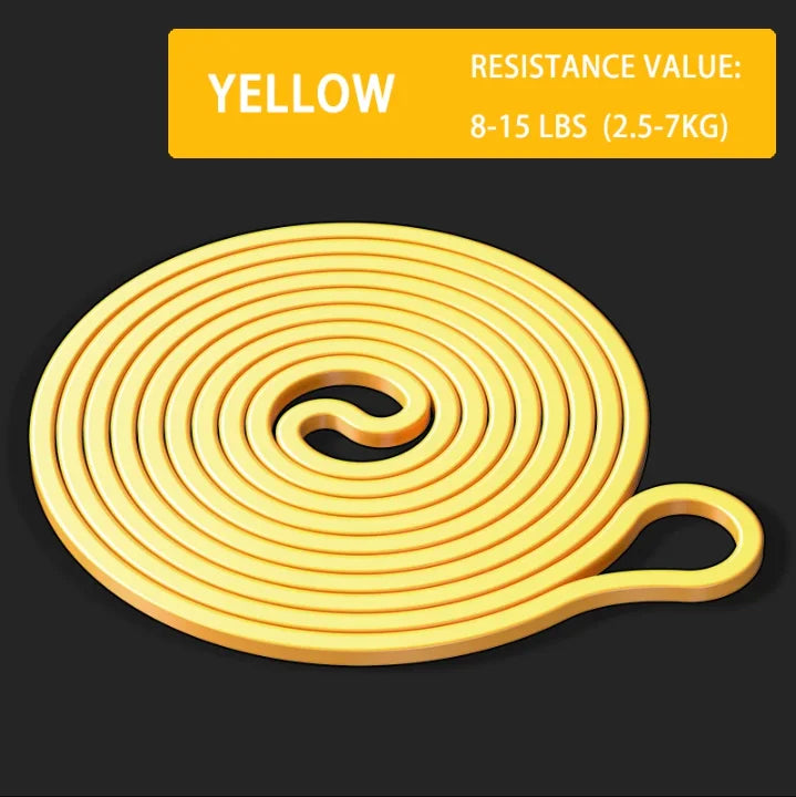 Yoga resistance band with multiple tension levels for strength training - product image