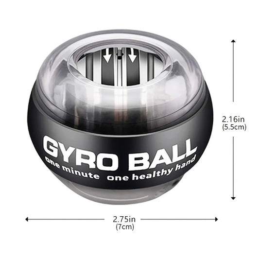 100kg led gyro power ball wrist exerciser for hand and forearm strength - product image