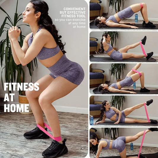 7-piece pilates set with pilates ring mini ball resistance band and yoga tube - product image
