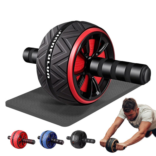 Abs abdominal wheel roller with non-slip handles for home strength training - product image