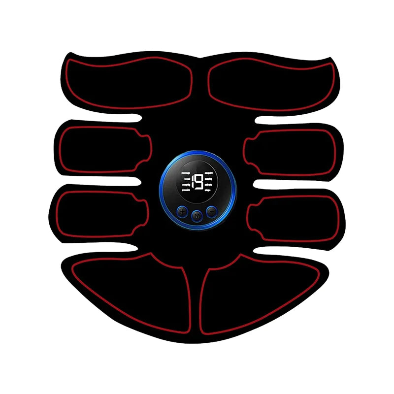 Abs ems muscle stimulator for abdominal and body training with rechargeable battery - product image