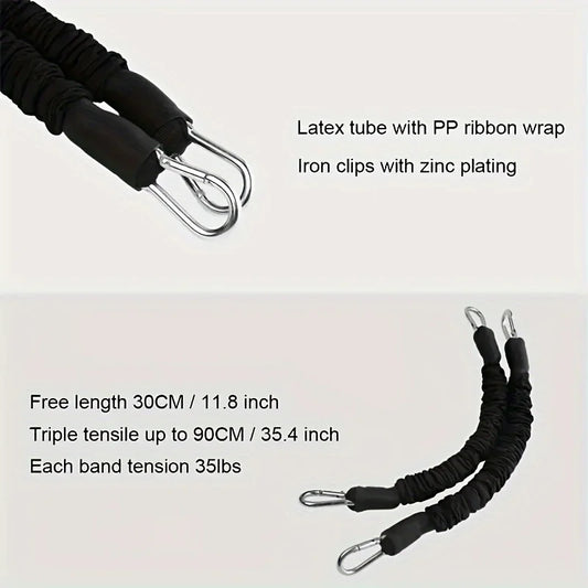 Adjustable ankle strap resistance band set for hip and leg muscle training - product image