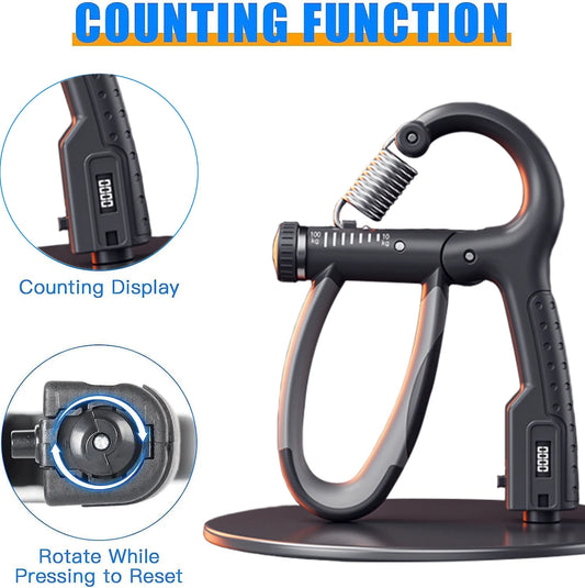 Adjustable electronic grip strength device with counting function - product image