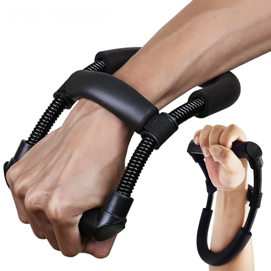 Adjustable forearm and wrist strength exerciser with foam grip - product image