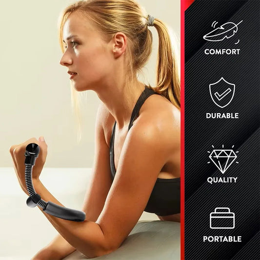 Adjustable forearm and wrist strength exerciser with foam grip - product image