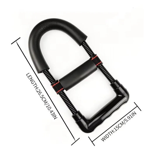 Adjustable forearm and wrist strength exerciser with foam grip - product image