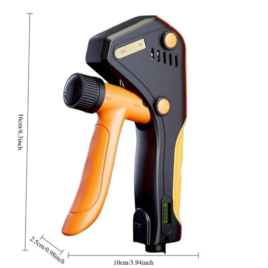 Adjustable grip strengthener with electronic counter and wear-resistant handle - product image