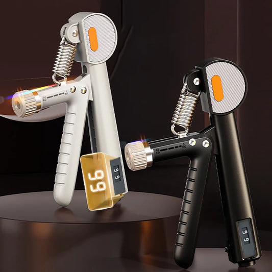 Adjustable hand grip strengthener with ergonomic anti-slip handles 5-60kg resistance - product image