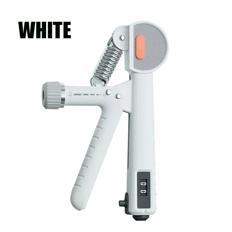 Adjustable hand grip strengthener with ergonomic anti-slip handles 5-60kg resistance - product image