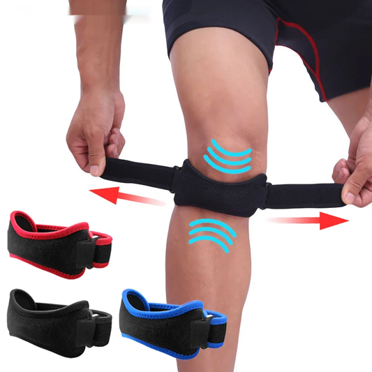 Adjustable knee pad patella stabilizer brace support for sport activities - product image