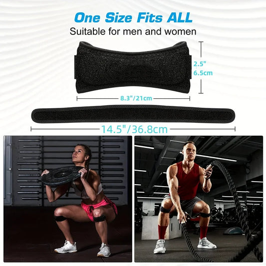 Adjustable knee pad patella stabilizer brace support for sport activities - product image